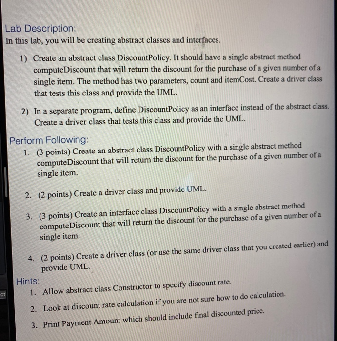Solved Lab Description: In this lab, you will be creating | Chegg.com