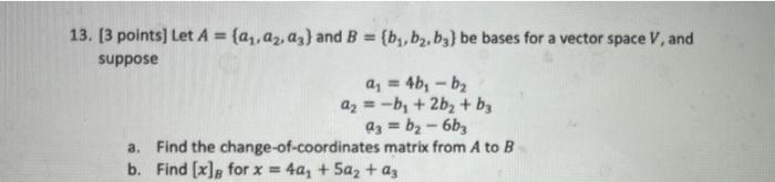 Solved 3. [3 Points] Let A={a1,a2,a3} And B={b1,b2,b3} Be | Chegg.com