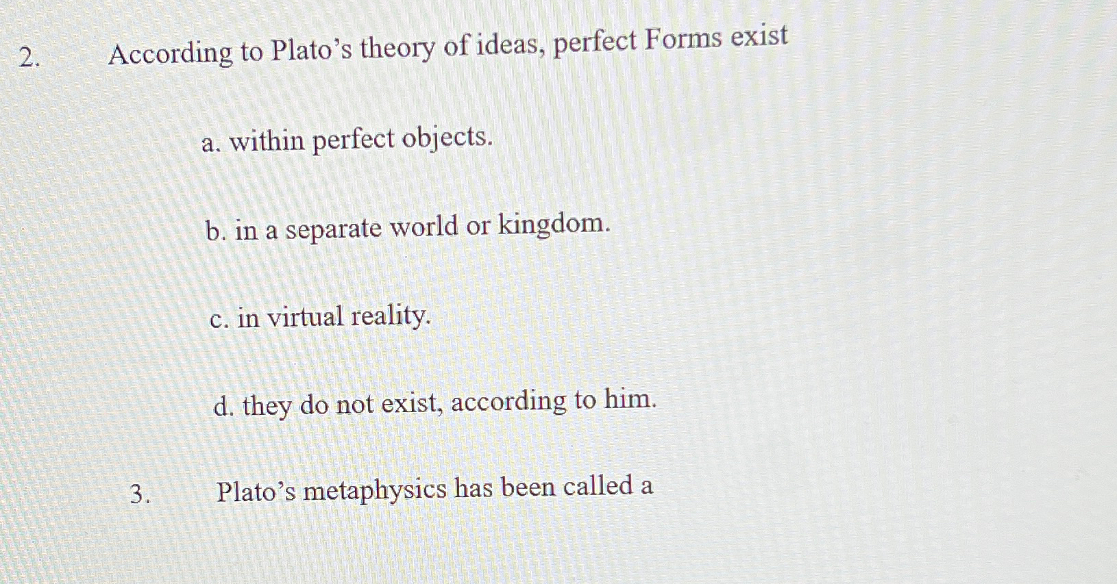 plato's theory of forms and ideas