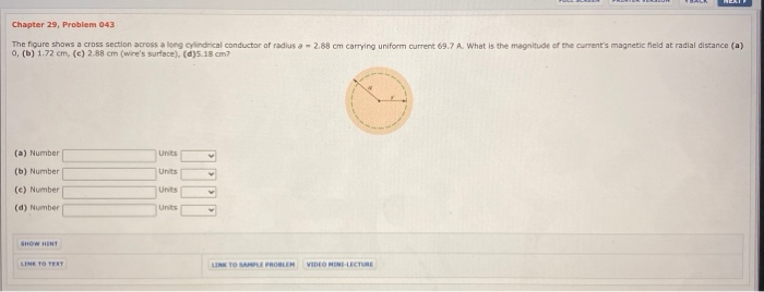Solved NET Chapter 29, Problem 043 The figure shows a cross | Chegg.com