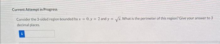 Solved Consider the 3 -sided region bounded by x=0,y=2 and | Chegg.com