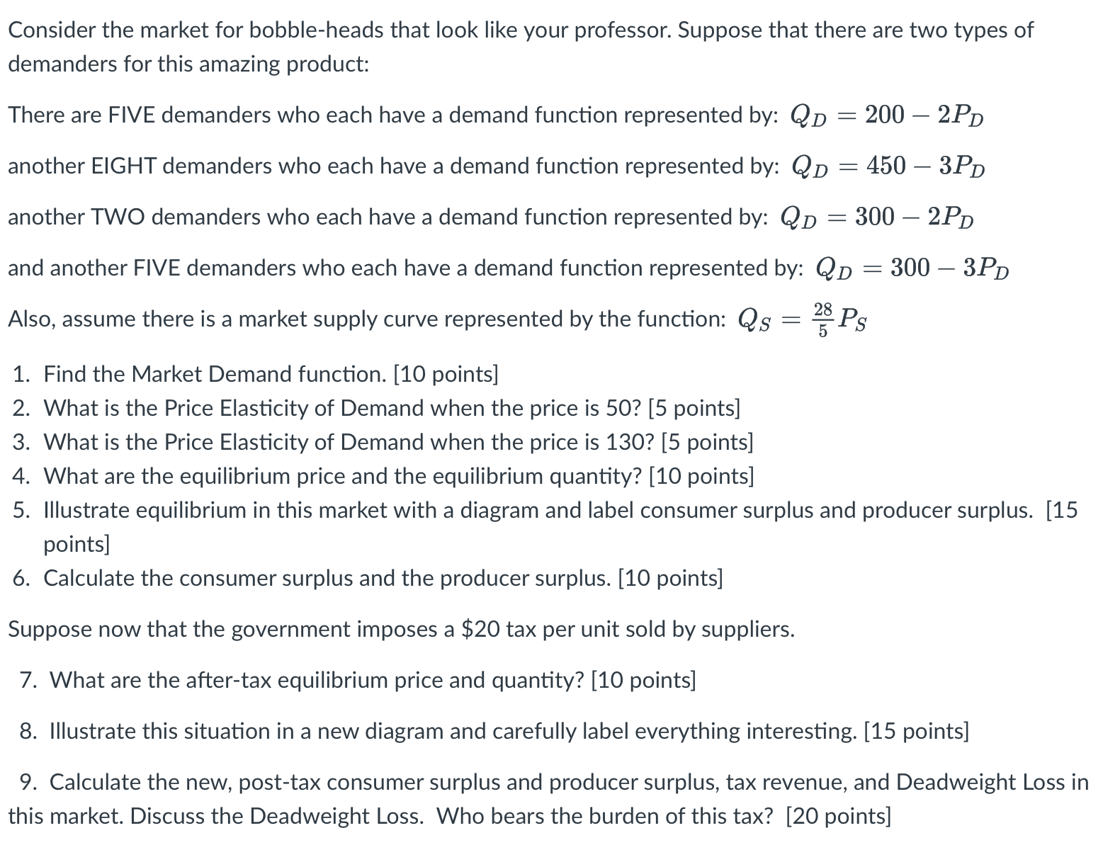 Solved There Are Five Demanders Who Each Have A Demand 