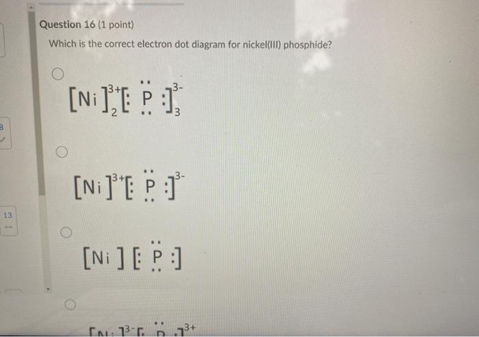 nickel lewis dot structure