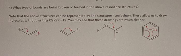 Solved 4) What Type Of Bonds Are Being Broken Or Formed In | Chegg.com