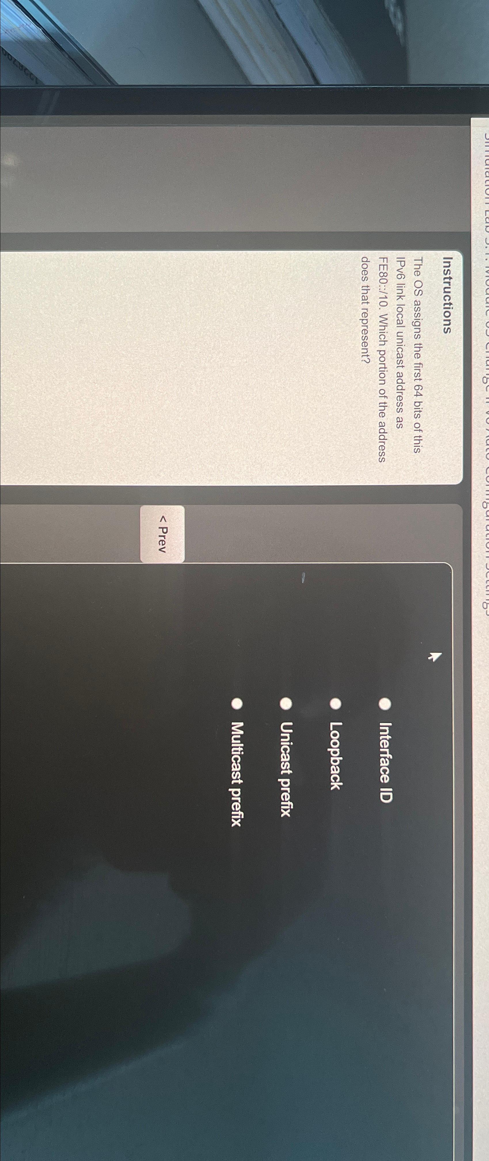 Solved InstructionsThe OS assigns the first 64 ﻿bits of this | Chegg.com