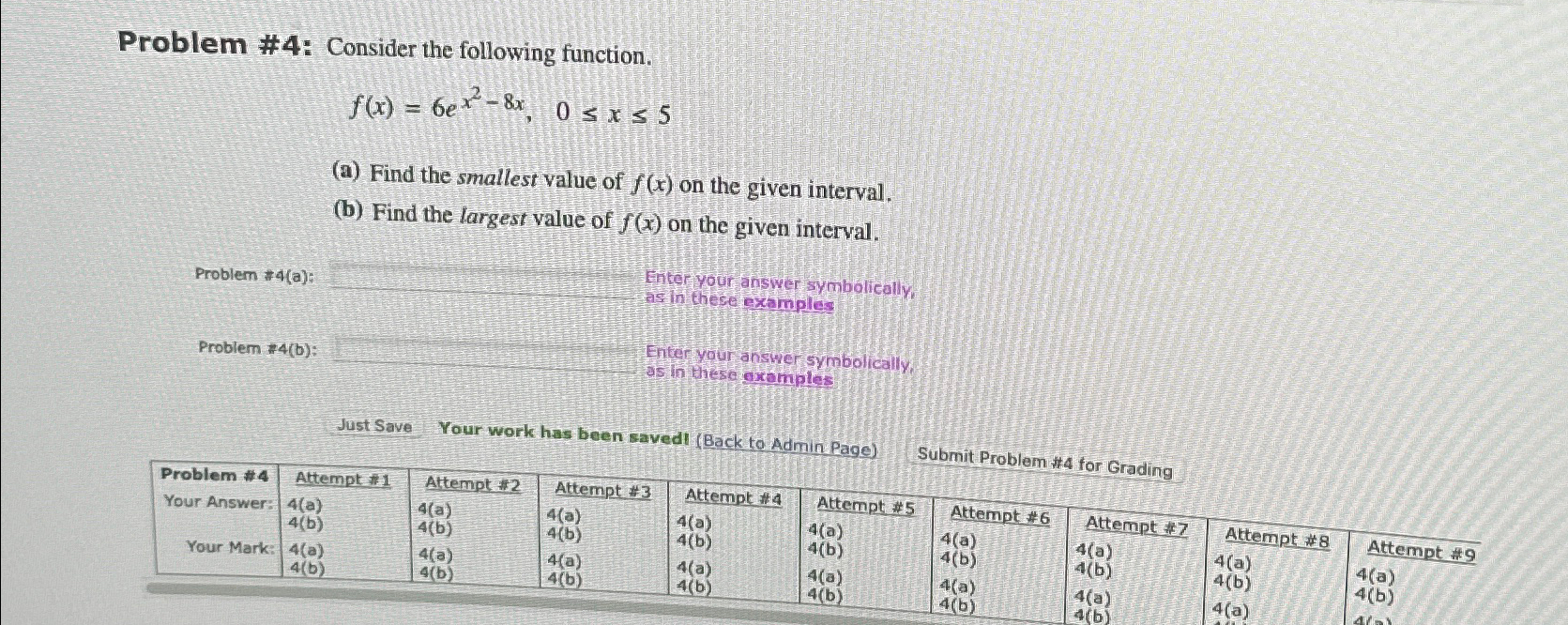 Solved Problem #4: Consider the following | Chegg.com