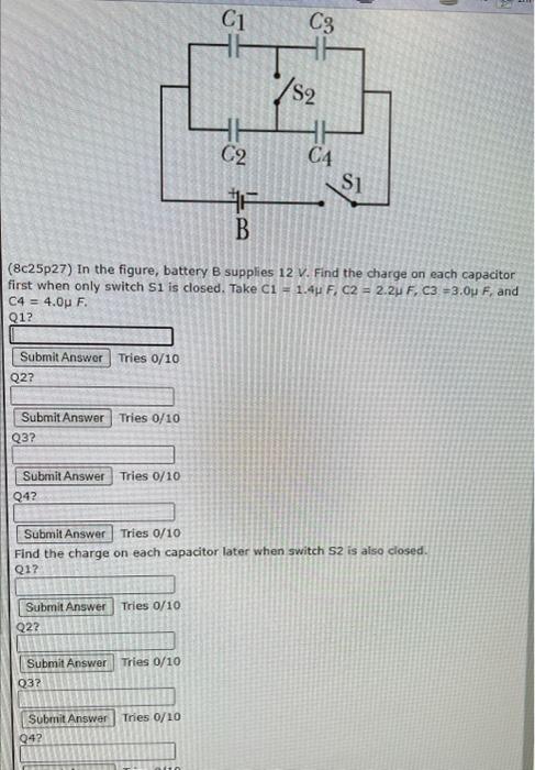 Solved (8c25p27) In The Figure, Battery B Supplies 12 V. | Chegg.com