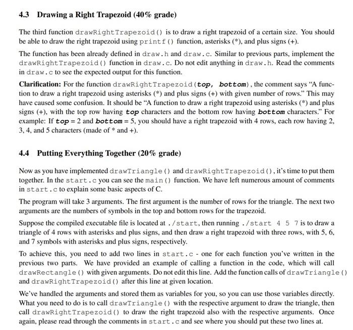 Solved 4.1 Drawing a Rectangle (Provided as Reference) The | Chegg.com