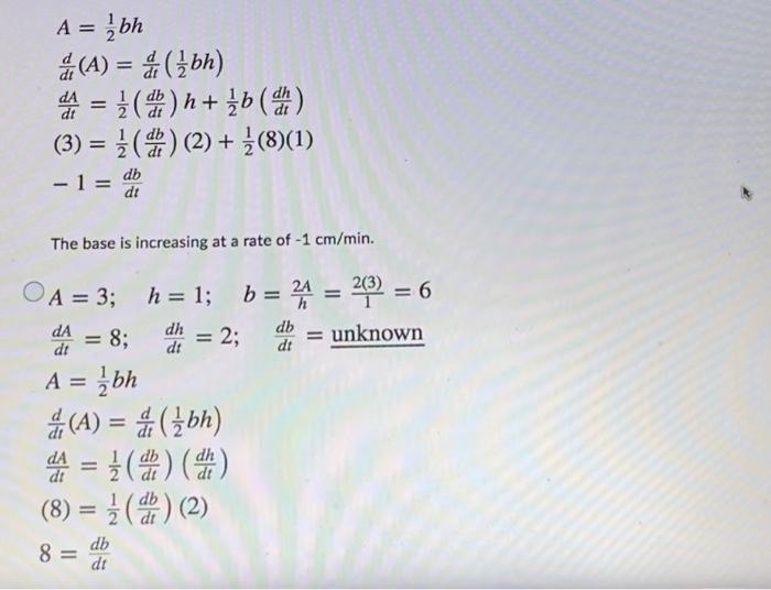 Solved Question 30 6 Points The Height Of A Triangle Is Chegg Com