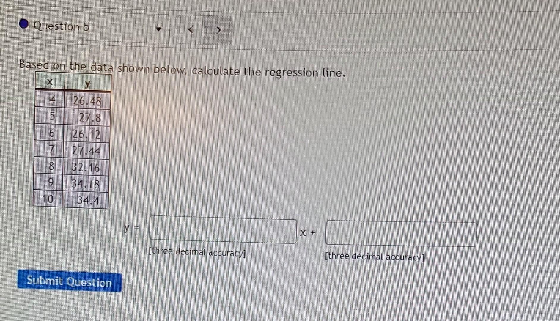 Solved Based on the data shown below, calculate the | Chegg.com