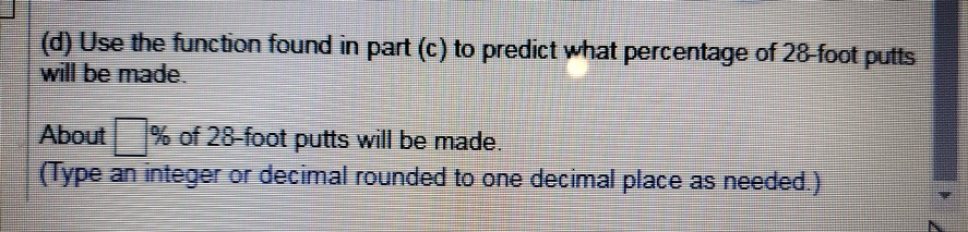 Solved The data given below represent the expected | Chegg.com