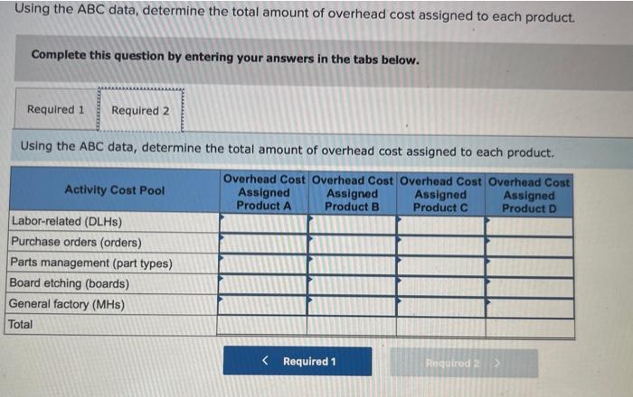 Solved Exercise 4-5 (Algo) Assigning Overhead to Products in | Chegg.com
