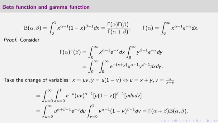 Solved Beta Distribution 3 0 The Beta Distribution With P Chegg Com