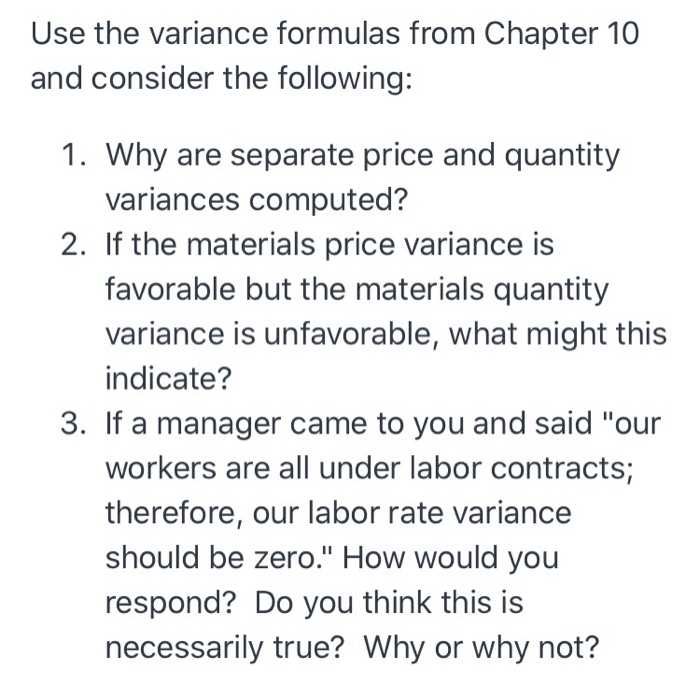 Solved Use the variance formulas from Chapter 10 and | Chegg.com