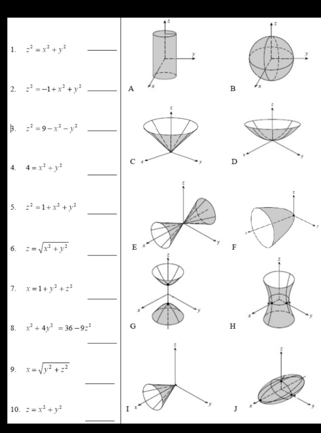 Solved 1 X Y 2 1 X2 Y2 A B B 9 X Y2 D 4 4 Chegg Com