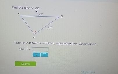 Solved Write your answer in simplified, rationalized form Do | Chegg.com