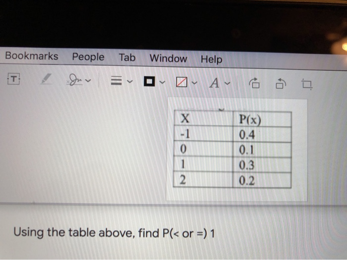 Solved Bookmarks People Tab Window Help I Jaw O A Chegg Com
