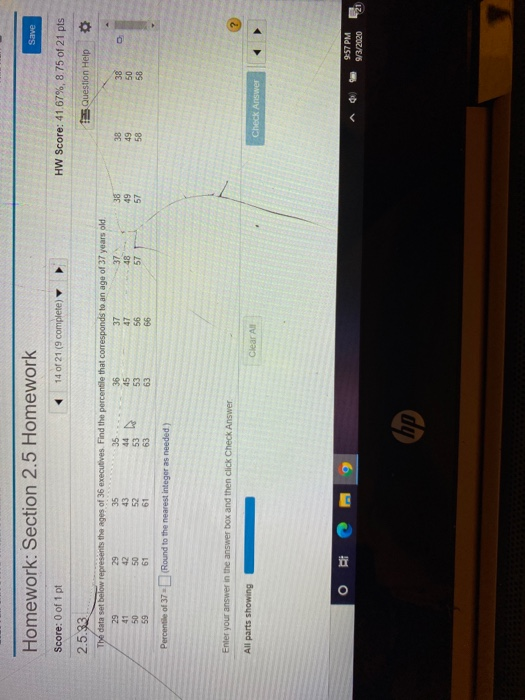 Solved Homework: Section 2.5 Homework Save Score: 0 of 1 pt | Chegg.com