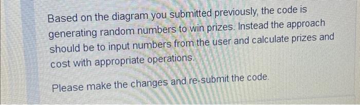 Solved someone help me please the code needs to be changed | Chegg.com