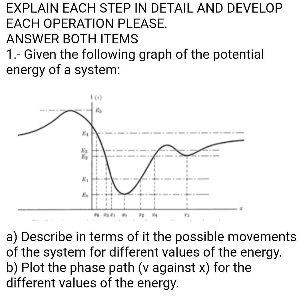 Solved EXPLAIN EACH STEP IN DETAIL AND DEVELOP EACH | Chegg.com