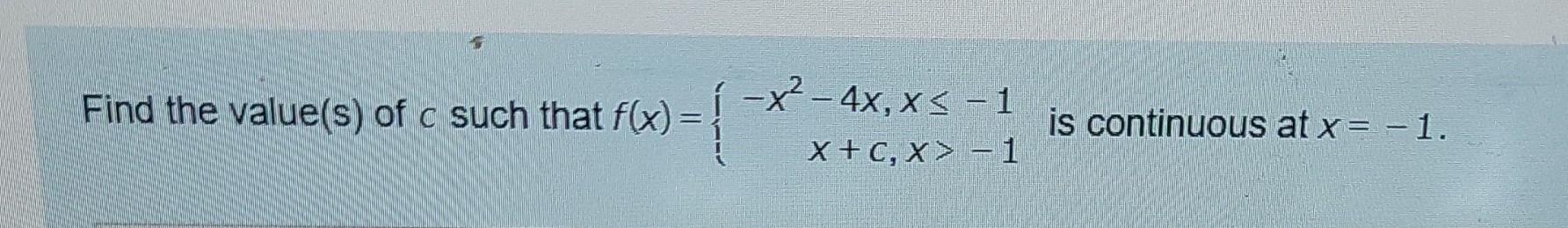 Solved I Think The Answer Is C=4 But I'm Not Sure If I Did | Chegg.com