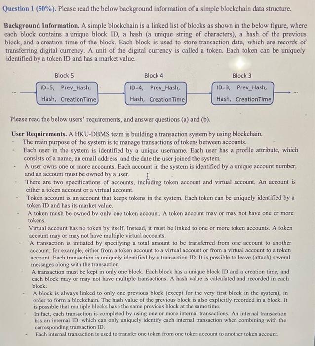 Solved Question 1(50%). Please read the below background | Chegg.com