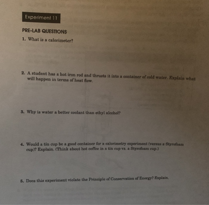 Solved Experiment 11 PRELAB QUESTIONS 1. What is a