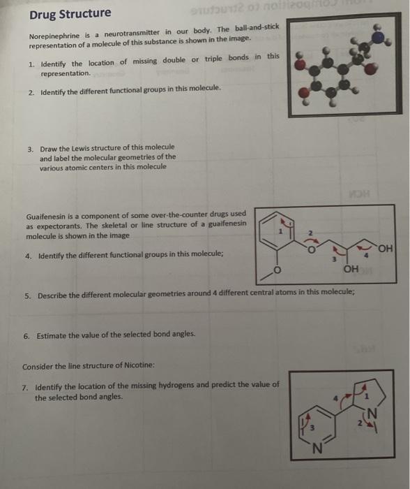 norepinephrine chemical structure