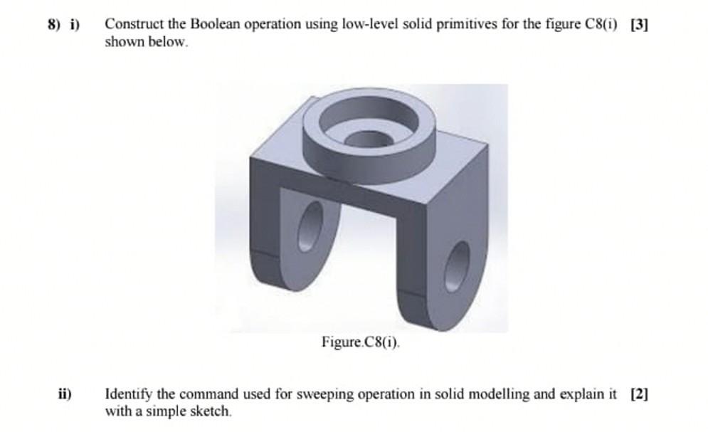 Solved 8) i) Construct the Boolean operation using low-level | Chegg.com