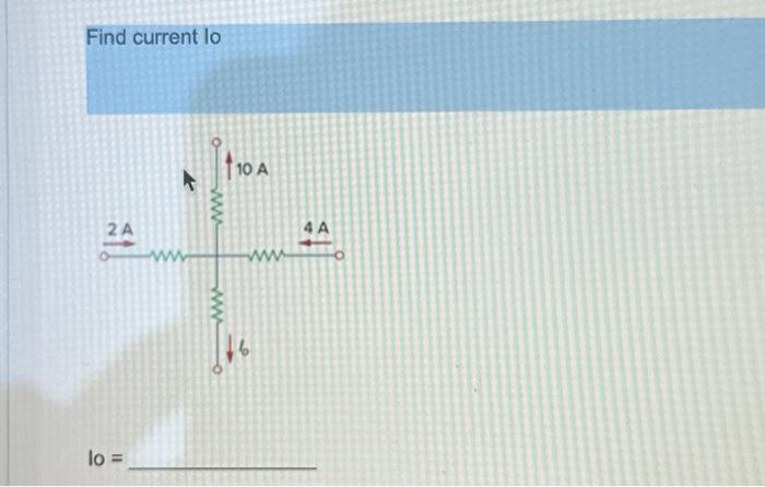 Find current lo