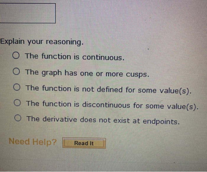 Solved Consider the following function and graph. S + 1, y = | Chegg.com