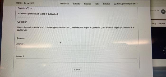 Uri Spring 2022 Calendar Eec105 - Spring 2022 Dashboard Calendar Practice | Chegg.com