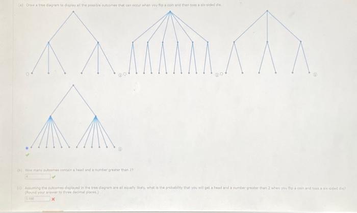 Solved (a) Draw a tree diagram to display all the possible | Chegg.com