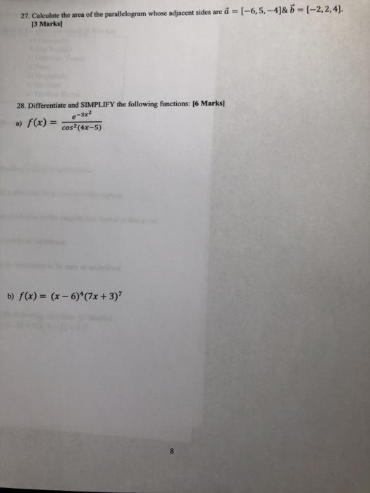 solved-27-calculate-the-area-of-the-parallelogram-whose-chegg