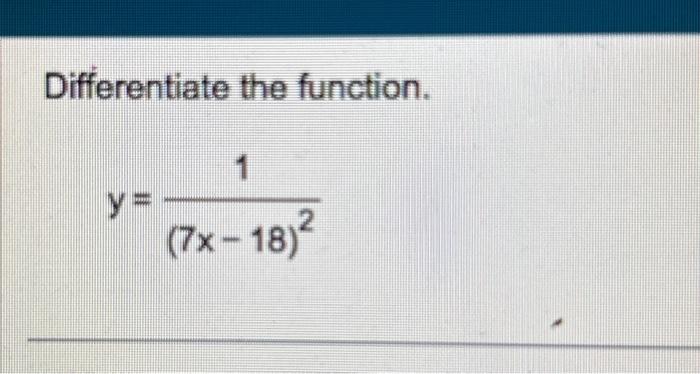 Solved Differentiate The Function Y 3x−1 2 4−x5 4given The