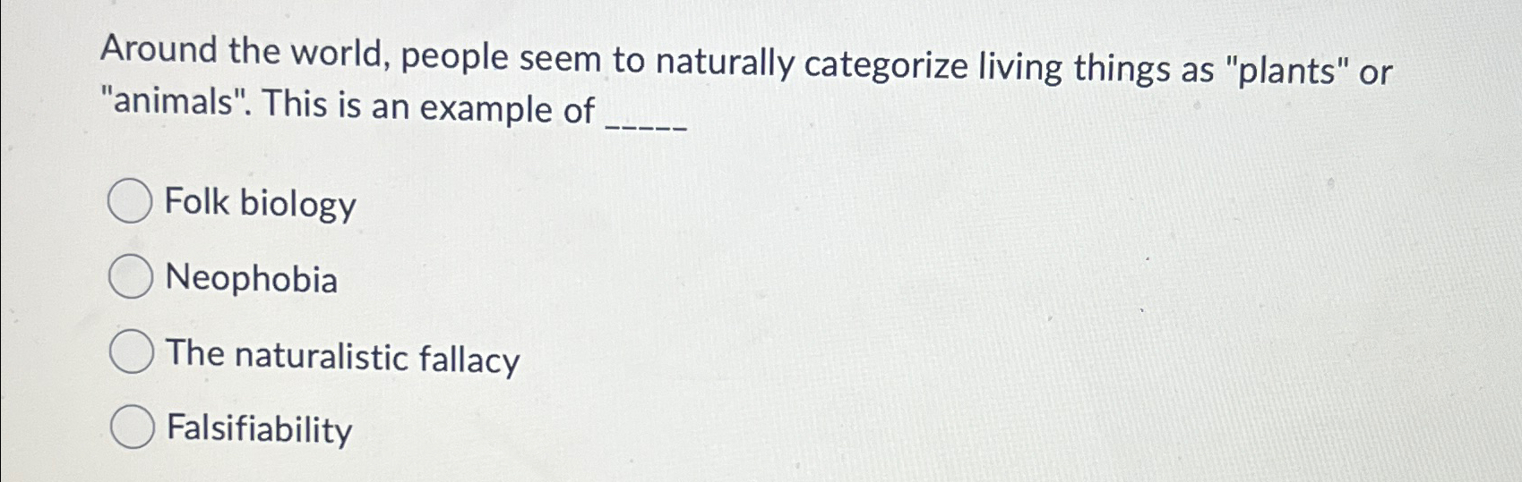 Solved Around the world, people seem to naturally categorize | Chegg.com