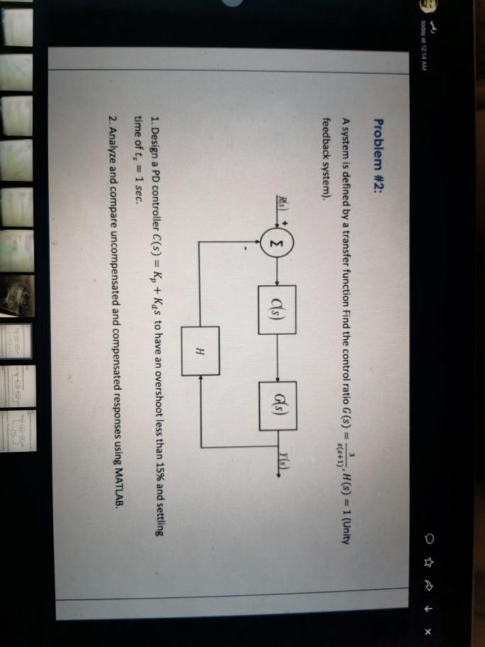 Solved today at 12:14 AM Problem #2: A system is defined by | Chegg.com