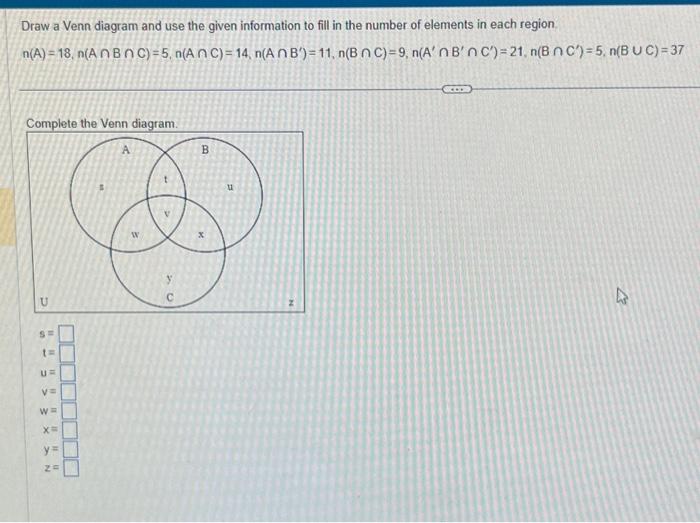 Solved Draw A Venn Diagram And Use The Given Information To | Chegg.com