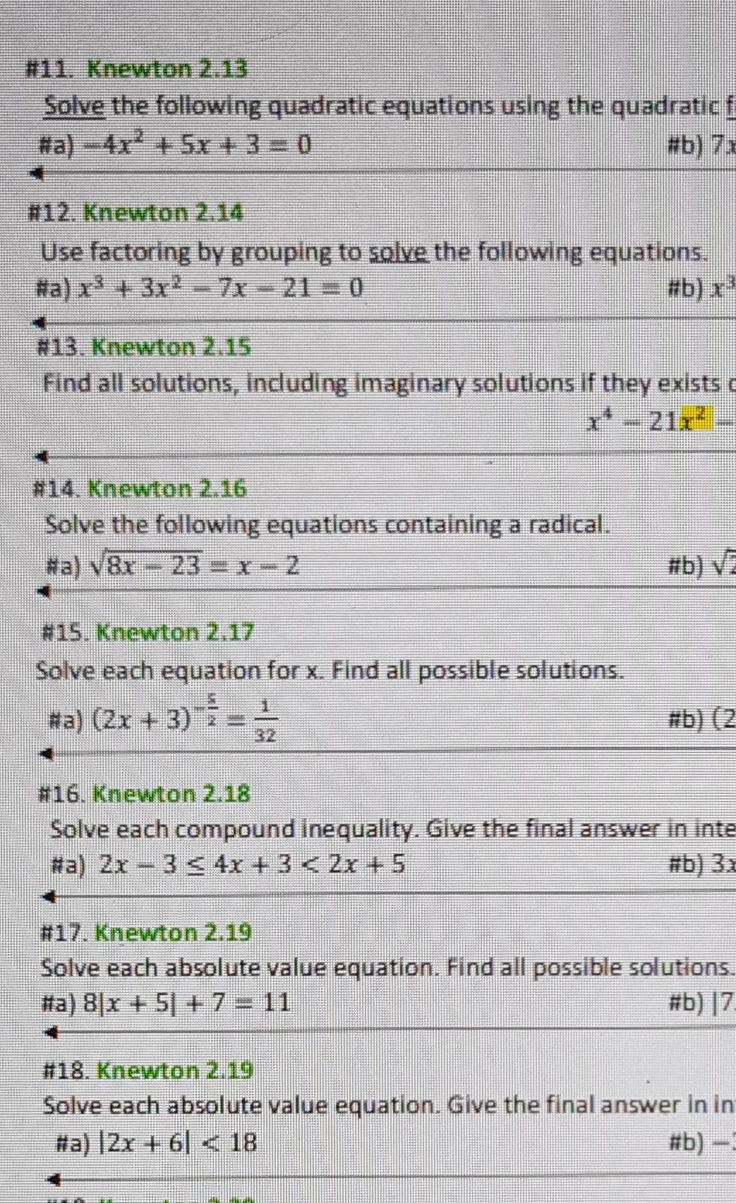 Solved Can you solve all 8 of these so I know I have the | Chegg.com