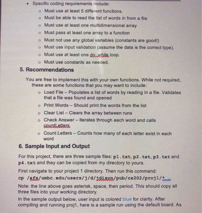 Solved 1 Overview In This Project You Will Practice Chegg