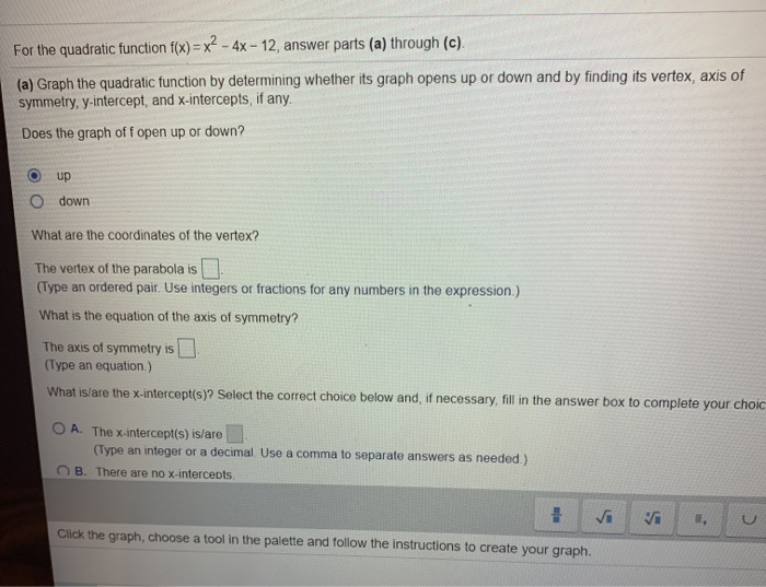 solved-for-the-quadratic-function-f-x-x2-4x-12-answer-chegg