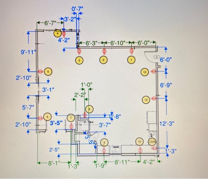 Solved Consider the below electrical receptacle layout.