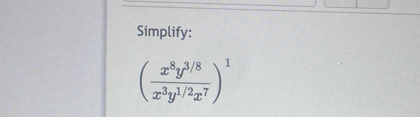 simplify x 4y 8 1 2