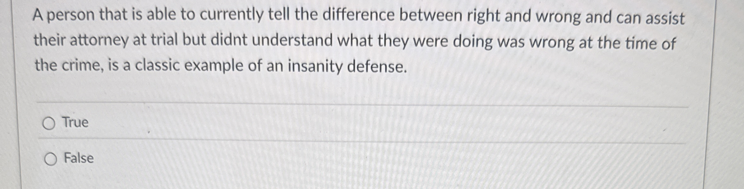 Solved A person that is able to currently tell the | Chegg.com
