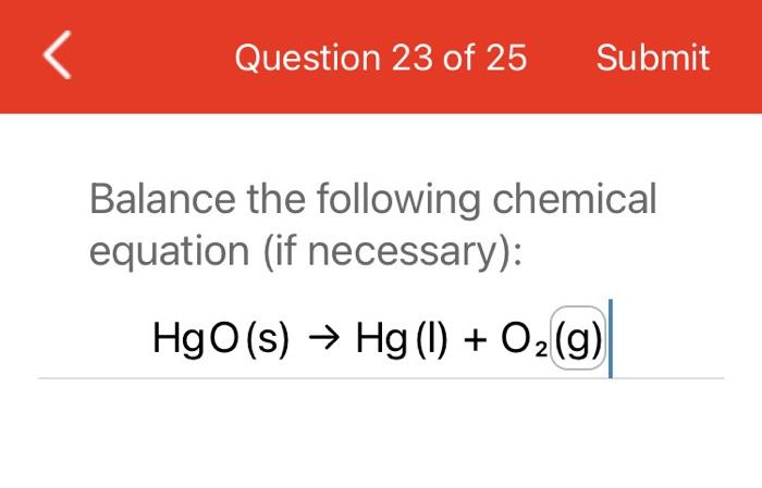 Solved Balance the following chemical equation (if | Chegg.com