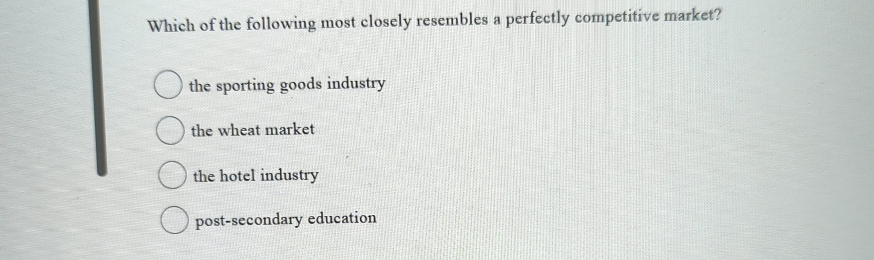 Solved Which of the following most closely resembles a | Chegg.com