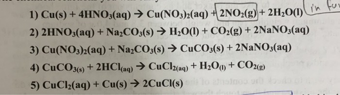 Solved we used 1.005g of Cu and 5.5 mL of HNO3 NaCo3 3.833g | Chegg.com