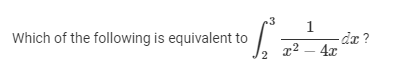 which of the following is equivalent to −(x2 4x−1) (3x2−2x 2)