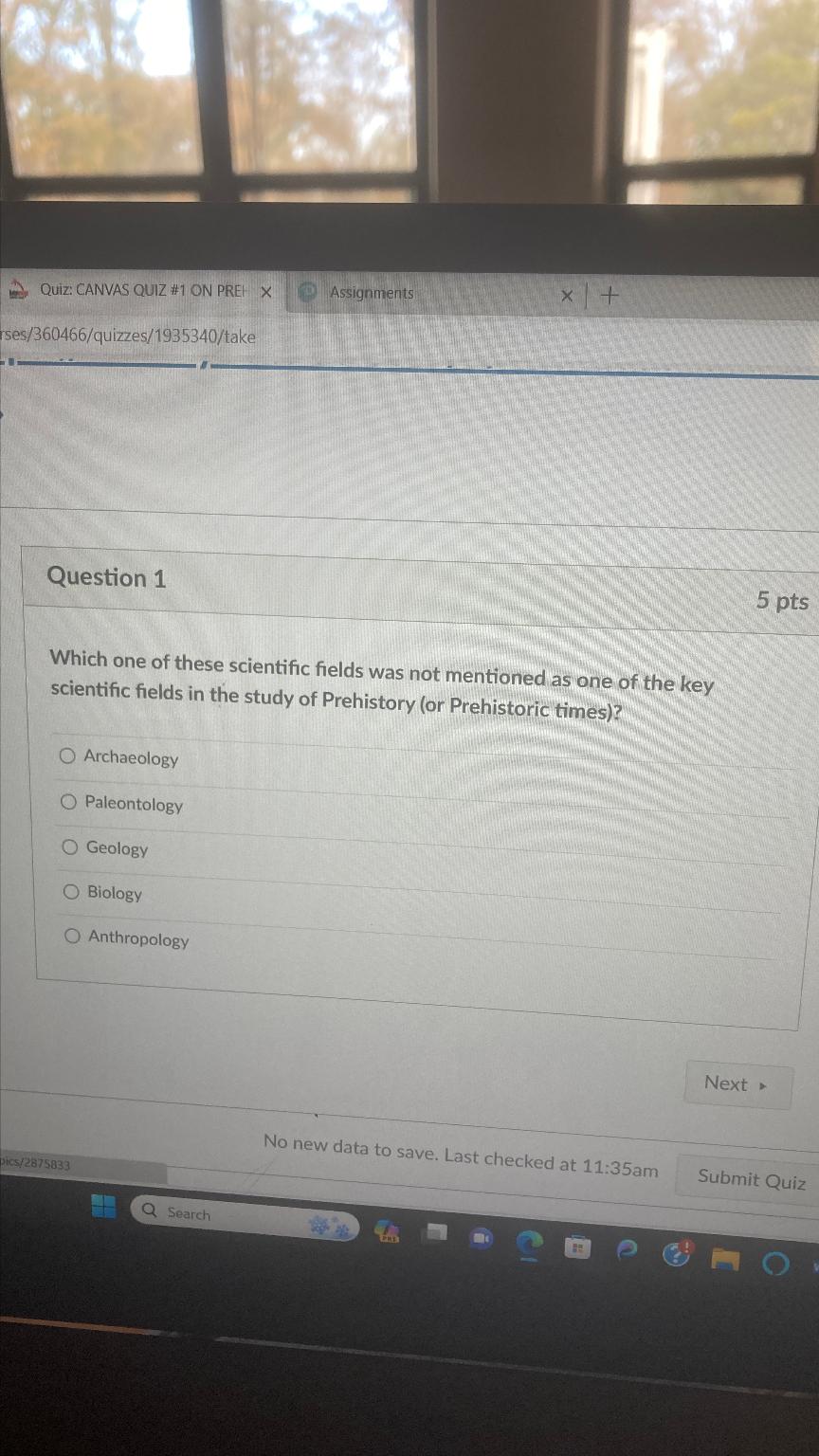 Solved Question 1Which one of these scientific fields was | Chegg.com