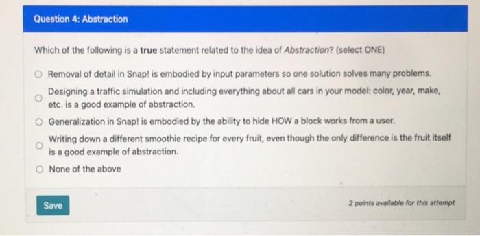 Solved Which of the following is a true statement related to | Chegg.com
